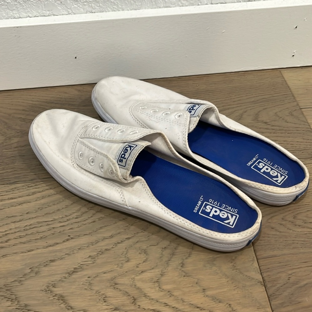 Women’s Slip on Keds White Size 8.5